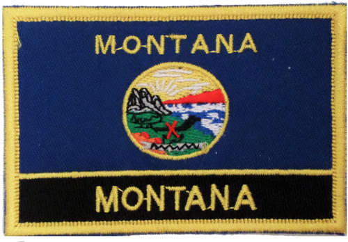 Montana usa embroidered patch - montana,