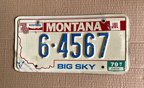 1979 montana license - 1979, big