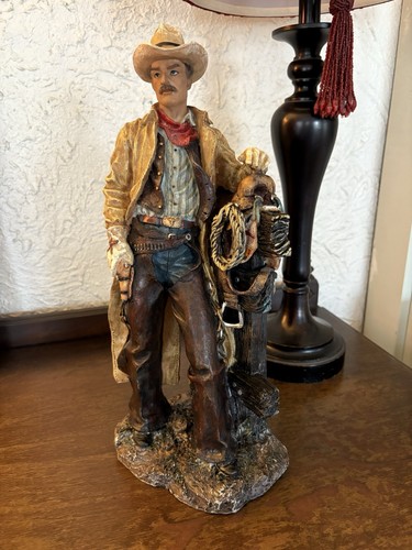 Montana cowboy figurine statue - montana,